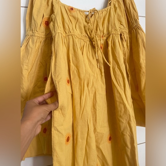 NWOT free people Emory Embroidered Midi Dress - Picture 5 of 12